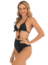 Traje de baño bikini de tiras con estampado sexy